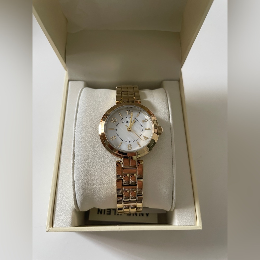 ANNE KLEIN Goldtone Watch NWT